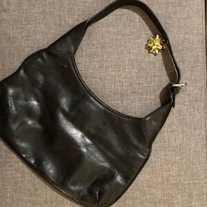 Banana Republic Elegant Black NWOT Genuine Leather Shoulder Bag